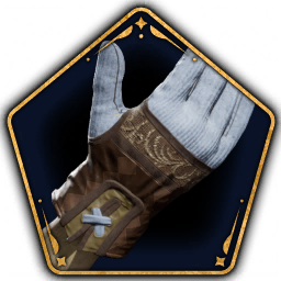 Ornate Two-Tone Gloves