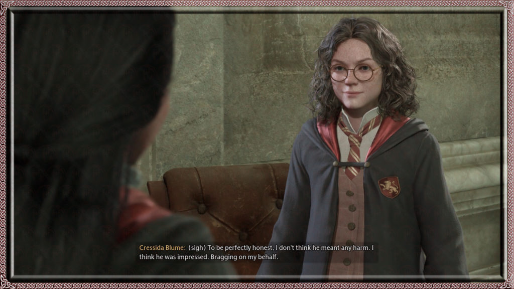 Cressida Blume admits Amit Thakar was likely impressed with her spell, drawing undue ire from the librarian.