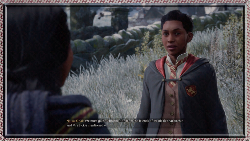 Natsai Onai states the plan to gather affidavits from Mr Bickle's friends in Hogsmeade.