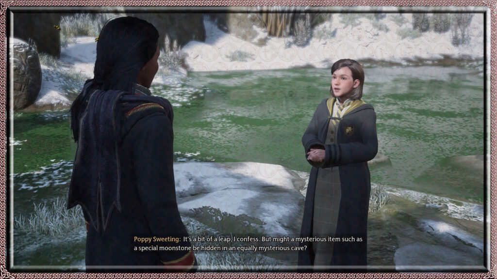 Poppy Sweeting relates her leap of logic in attempting to find the moonstone Dorran divined.